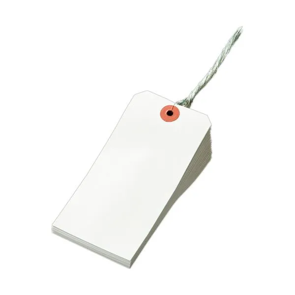（まとめ）TANOSEE 再生紙荷札 2号(大)60×120mm 1箱(1000枚)【×3セット】 環境に再生素材を使用した、大判の荷札 地球に優しい選択を TANOSEE エコフレンドリーな再生素材荷札 2号(大)60×120mm 1箱(1000枚)【×3セット】