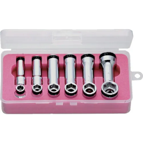 FPC ( フラッシュツール ) キャッチングソケットセット(12点) 6角 差込角9.5mm ( LS-312 )