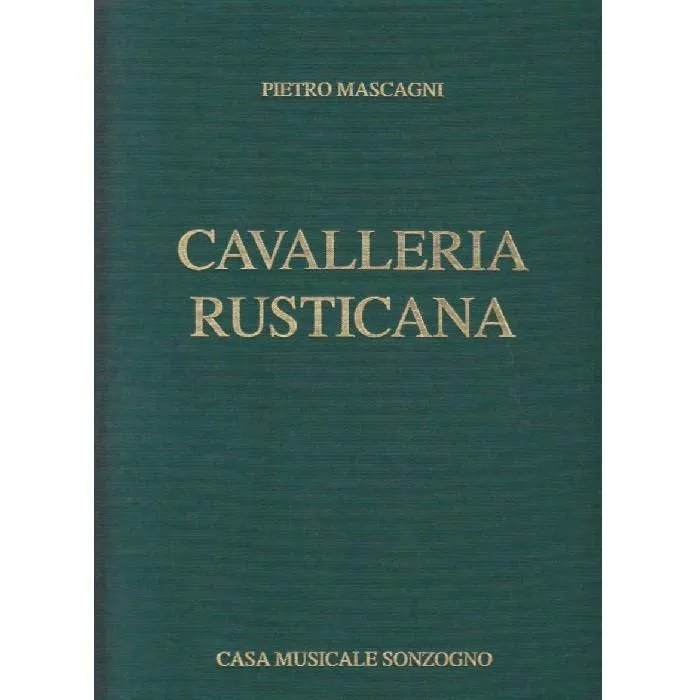 オペラ・歌劇楽譜 歌劇「カヴァレリア・ルスティカーナ」/Cavalleria rusticana: Melodramma in 1 atto  I