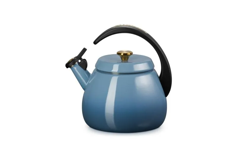 ル・クルーゼ(Le Creuset) やかん クロシェ・ケトル 2.1L シャンブレー ゴールドツマミ ガス I対応 日本正規販売品