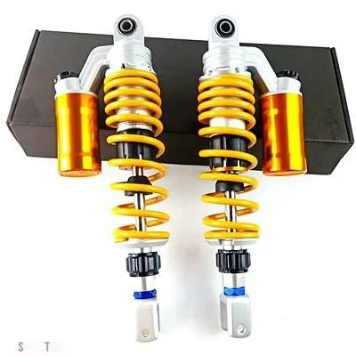 互換品 2 個汎用  320 MM 340 MM 360 MMリアエアショックアブソーバーサスペンションホンダ   ヤマハ  カワサキ  スズキ  ドゥカティ ATV