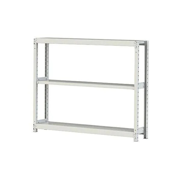 ●u.ヤマキン/山金工業【2S4530-3W】ボルトレス軽中量ラック(200kg/段) 3段 単体 間口1500mm 組立式
