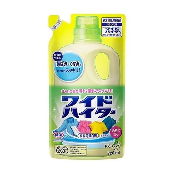 （まとめ） 花王 ワイドハイター詰替用720ml 15袋〔×3セット〕