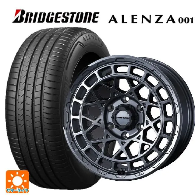 送料無料 サマータイヤホイールセット 235/55R18 100V ブリヂストン アレンザ001 正規品 # ウェッズ マッドヴァンス X タイプM