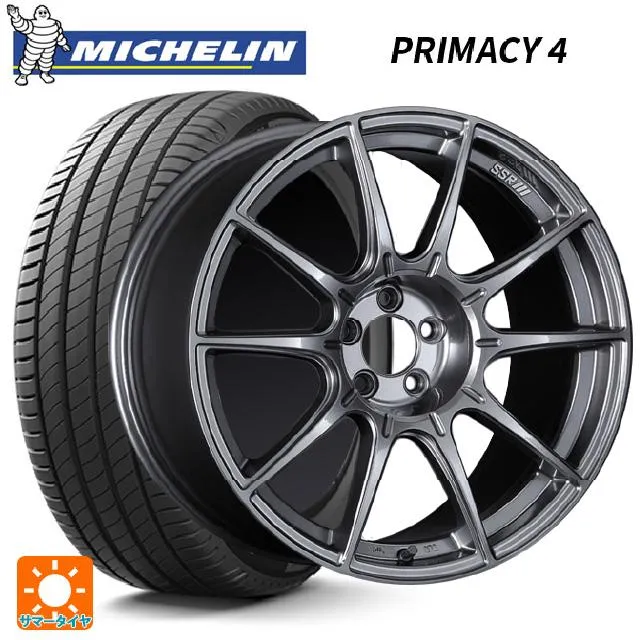 スバル レガシィアウトバック(BS系)用 225/65R17 102H ミシュラン 正規品 プライマシー4 SSR GT X01