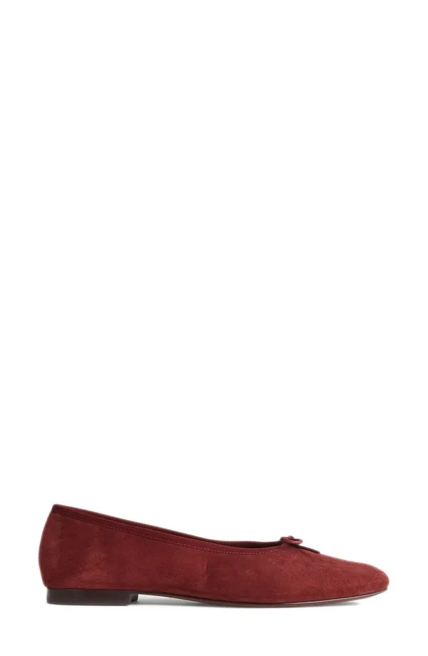 メイドウェル レディース シューズ パンプス Madewell Francine Ballet Flat Dark Merlot
