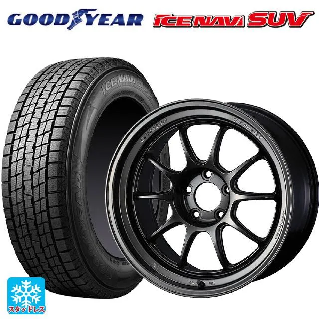 送料無料 スタッドレスタイヤホイールセット 235/65R18 106Q グッドイヤー アイスナビ SUV ウェッズ ウェッズスポーツ TC105X