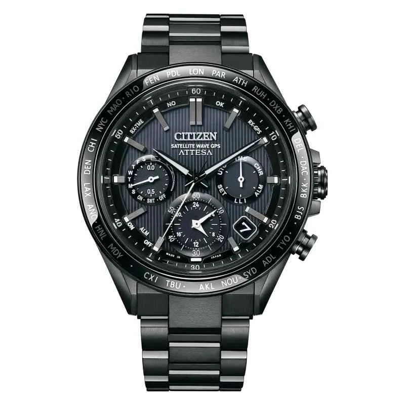 [Citizen] 腕時計 アテッサ ATTESA エコ・ドライブ GPS衛星電波時計 サファイアベゼル 防水 CC4055-65E メンズ