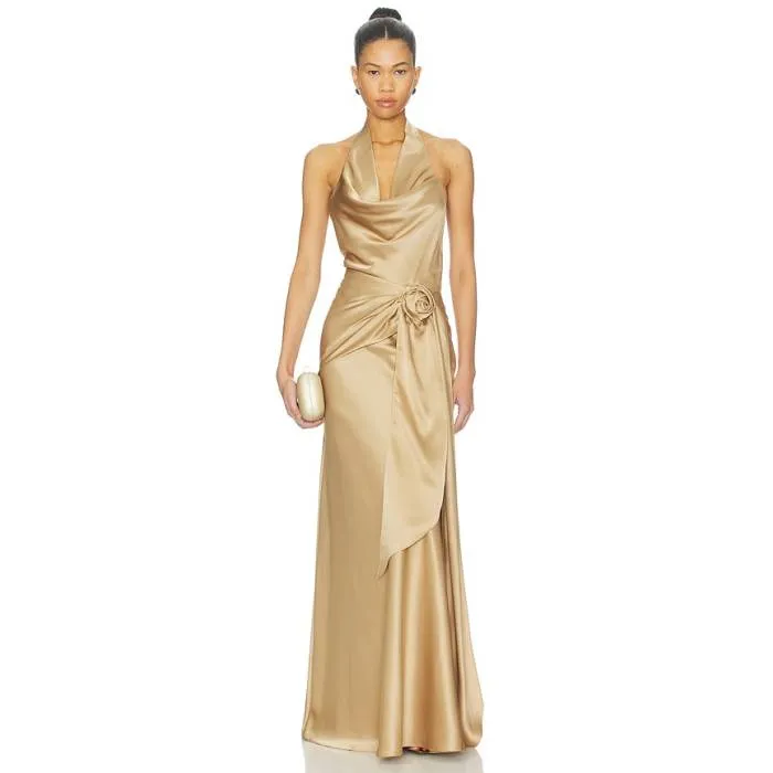 Sonya Moda 【 Rozalia Dress Women Gold 】 ドレス レディース ゴールド