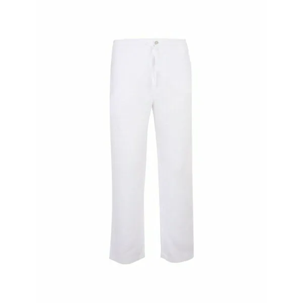 １２０％リノ メンズ カジュアルパンツ ボトムス Drawstring trousers White