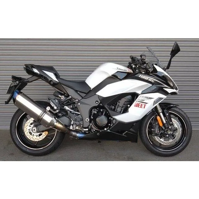 BEET ビート NASSERT Evolution GT アップ仕様 政府認証適合 フルエキゾーストマフラー カラー：メタルブラックサイレンサー Ninja1100SX KAWASAKI カワサキ