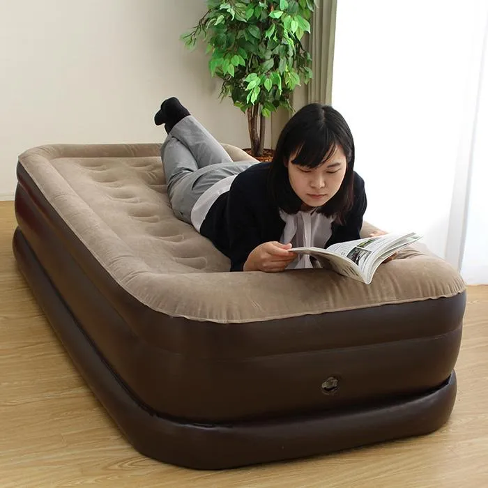 マット 電動エアーベッド シングル 完成品 収納袋付き TAN-876S 幅990x奥行1860x高さ500mm 谷村実業