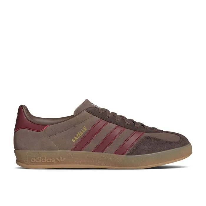 アディダス Adidas 【 Gazelle Indoor Earth Strata Men Earth Strata/Shadow Red/Dark Brown 】 ガゼル メンズ シャドー・シャドウ Red 赤・レッド 茶色 ブラウン