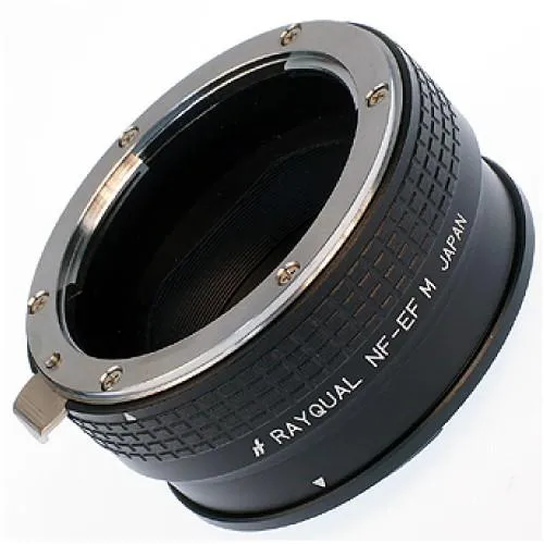 Rayqual 日本製レンズマウントアダプター＜EOSMマウントボディ＞Nikon Fレンズ／NF-EFM