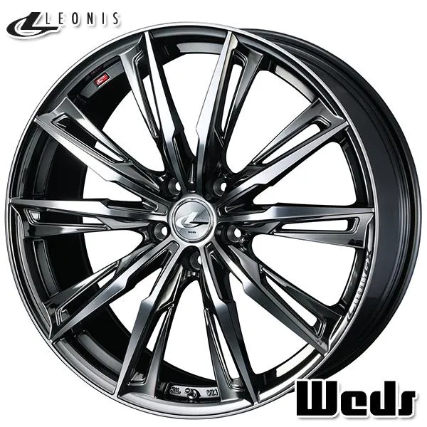 Weds LEONIS ウェッズ レオニス GX 20インチ 8.5J 5H114.3 +35 BMCMC アルミホイール単品 4本セット 送料無料