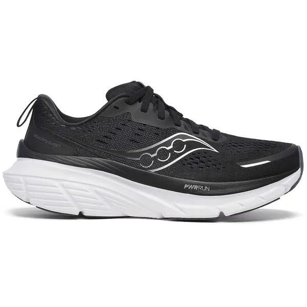Saucony サッカニー レディース スニーカー Saucony Guide 18 Black White (Women's) 【サイズ US_7(24.0cm)】Black/White