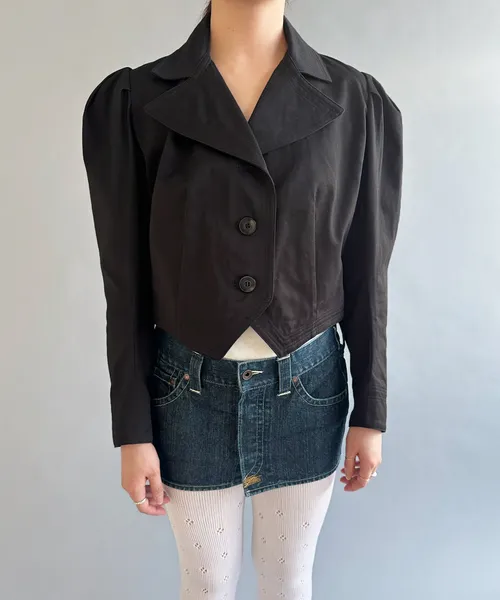 コート アウター 「PAN/パン」ORGANIC COTTON TWILL PUFF BLOUSE レディース