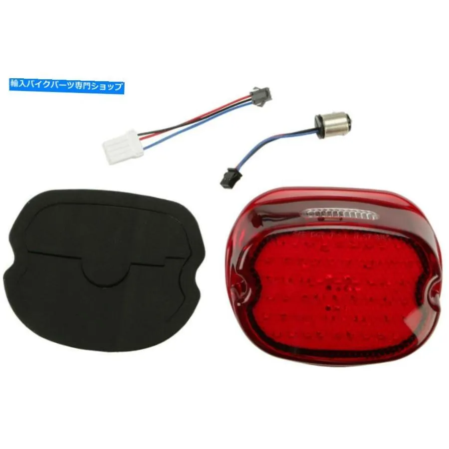 テールライト ハードドライブロープロファイルLEDリアテールライトレッドレンズハーレーCVO Tri Glide 2020 Harddrive Low Profile LED Rear Tail Lig