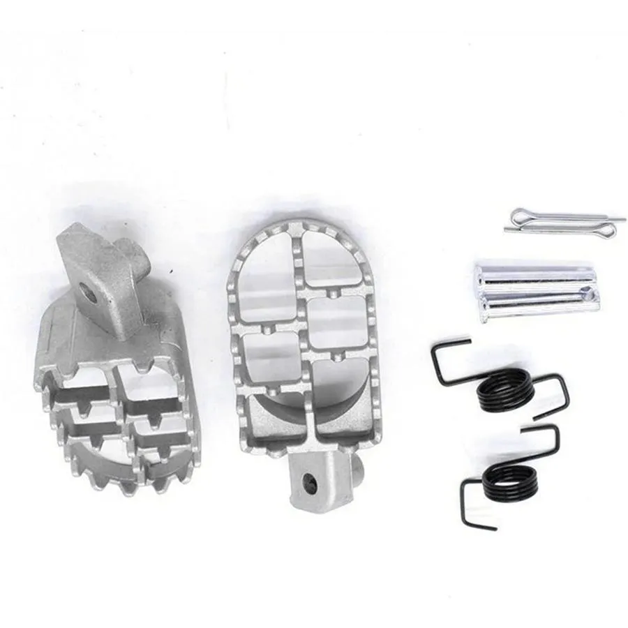 【並行輸入品】CROZOM Foot Pedal Motorcycle Foot Peg Rest Pedal Footpeg with Spring