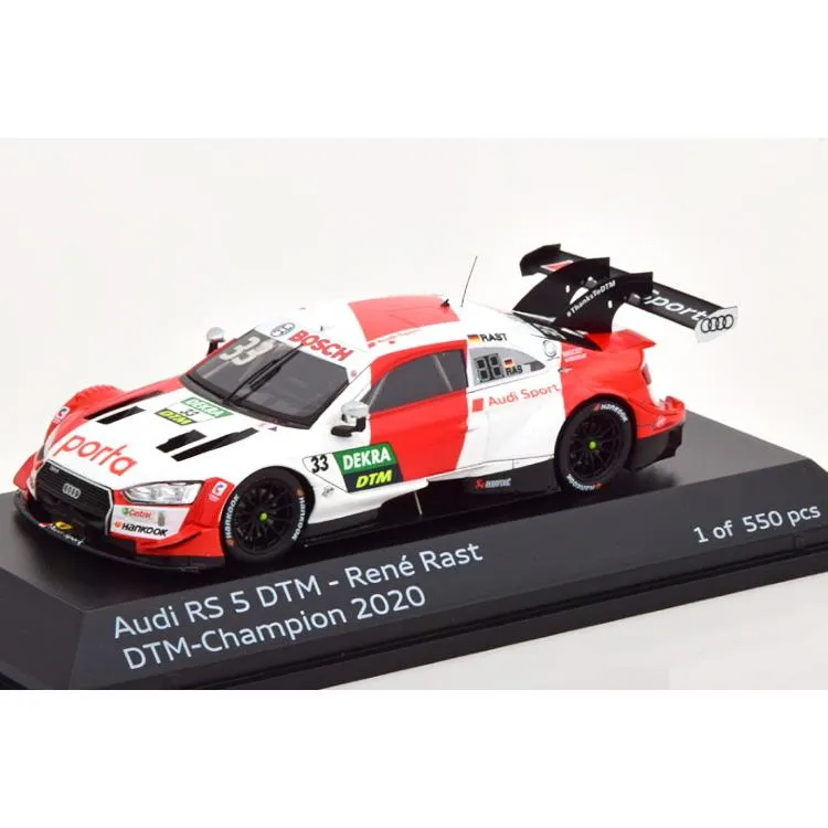 スパーク 1/43 アウディ RS 5 DTM チャンピオン 2020 レネ・ラストスペシャルエディション 550台限定