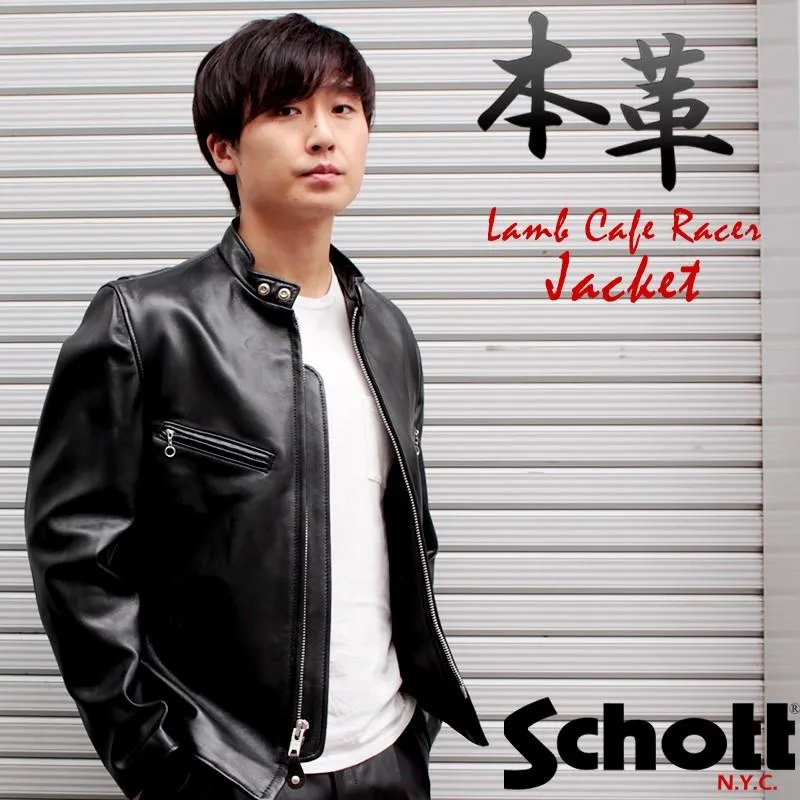 【正規代理店】 Schott ショット 241XX CAFE RACER NEW NAKED カフェレーサー ニューネイキッド  MADE IN USA メンズ 本革 7550 7829950017