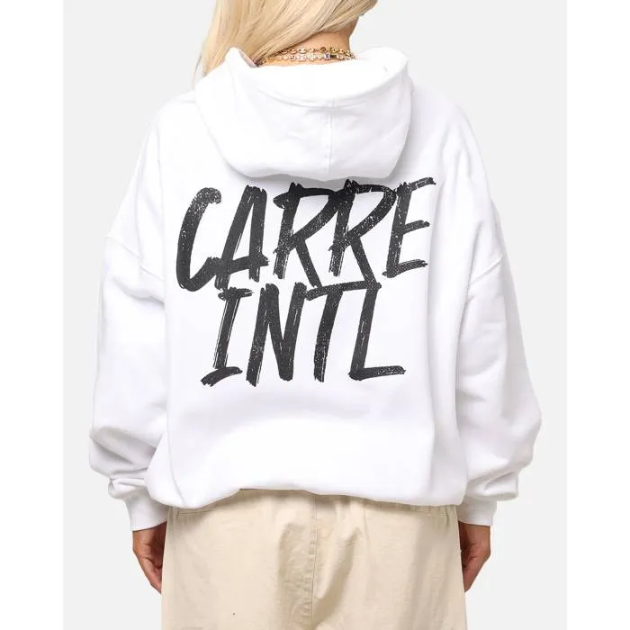 Carre 【 International Hoodie Womens White 】 フーディー パーカー レディース 白色 ホワイト