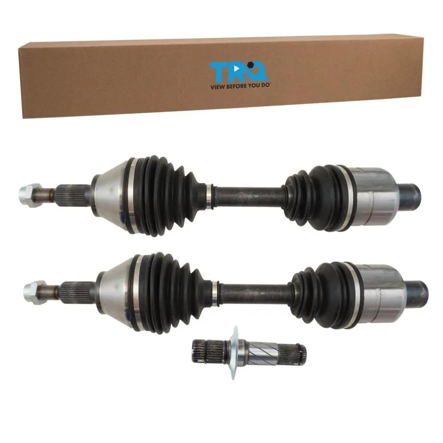 【並行輸入品】TRQ 3ピース フロント CV C/V 車軸シャフト アセンブリセット Ram 1500 4WD トラック用 TRQ Front