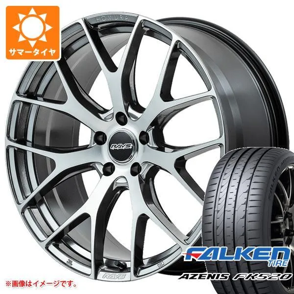 サマータイヤ 235/55R18 104Y XL ファルケン アゼニス FK520L レイズ ホムラ 2x7FT 7.5-18