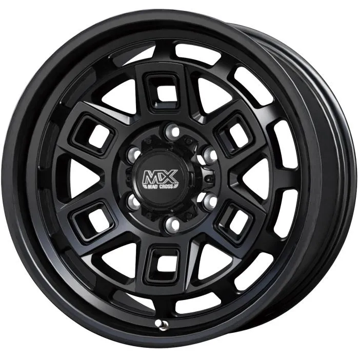 スタッドレス 205/65R16 MADCROSS AEVER マットブラック 16インチ 6.5J+38 6H-139.7 4本セット