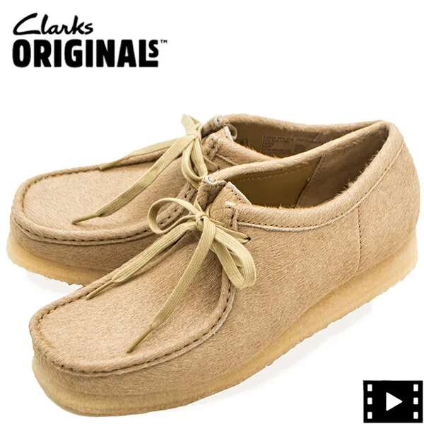 【セール】クラークス オリジナルズ メンズ ヘアオンレザー ワラビー CLARKS ORIGINALS WALLABEE CLK 26173635 Maple Hair On【返品交換不可】 special priceAM