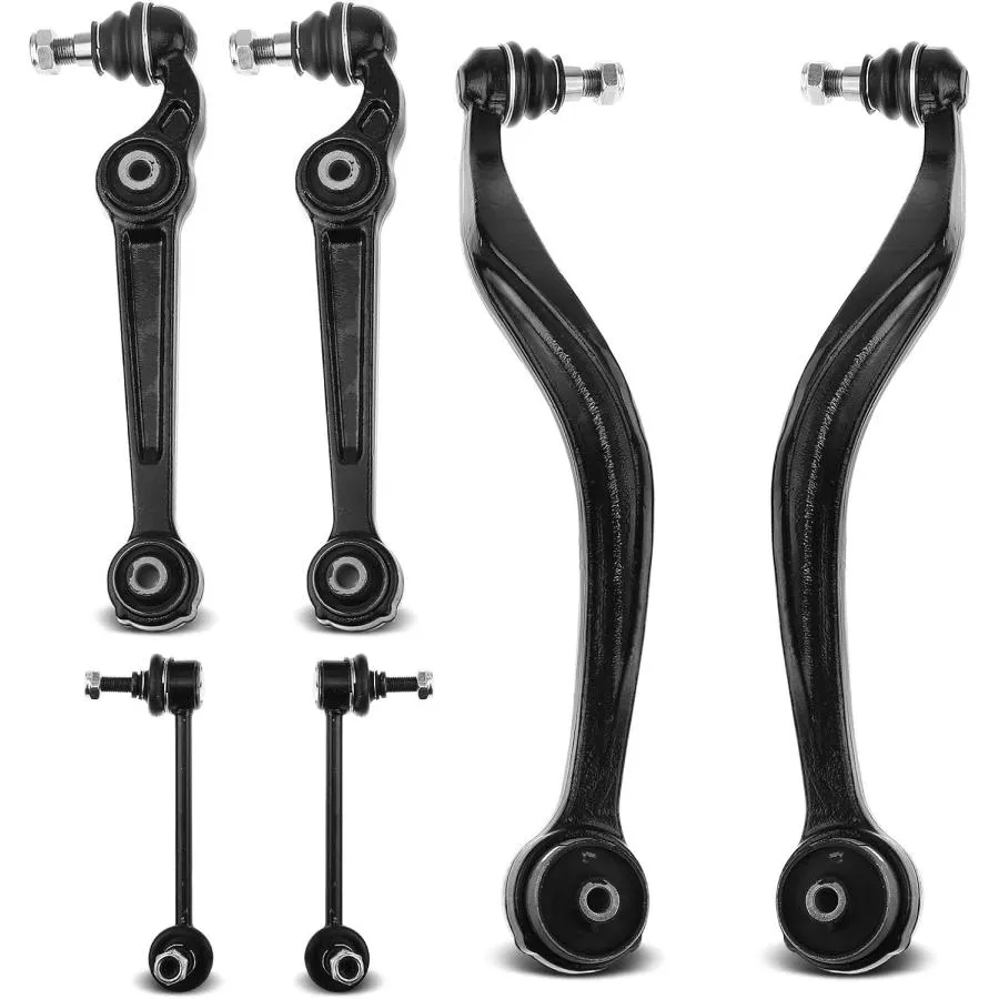 【並行輸入品】A-Premium 6ピース フロントロワーコントロールアームとボールジョイント アセンブリスタビライザーバーリンク フォードフュージョ