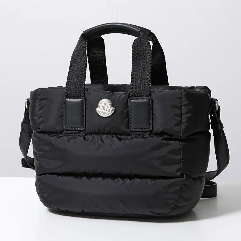 MONCLER モンクレール トートバッグ MINI CARADOC ミニ キャラドック 5D00009 M6275 レディース ショルダーバッグ 撥水 ナイロン メタルロゴ 999