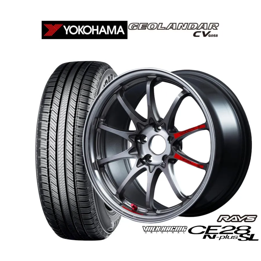 サマータイヤ ホイール4本セット レイズ ボルクレーシング CE28 N-plus SL ヨコハマ GEOLANDAR ジオランダー CV (G058) 235/65R17