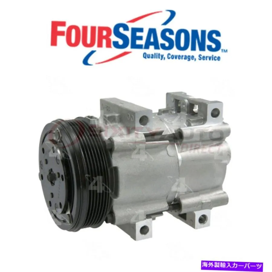 AC コンプレッサー Four Seasons A / Cコンプレッサー1989 Ford F-350 5.0L V8 - エアコンああ Four Seasons A/C Compressor for 1989 Ford F-350 5.0