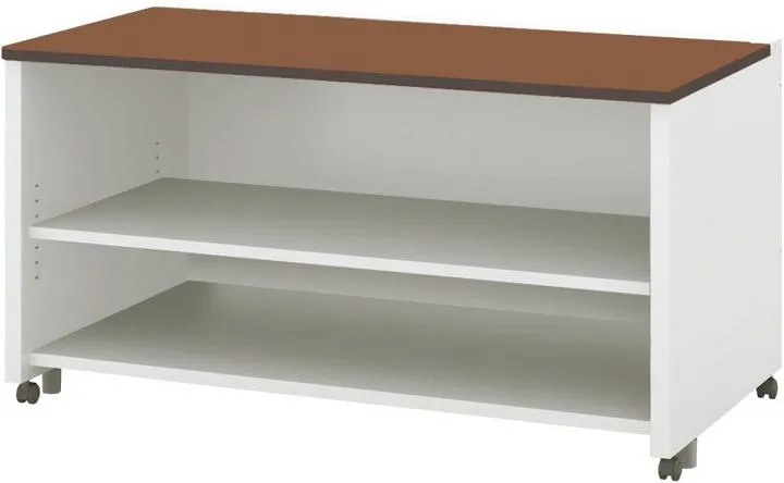 ウチダ 多目的デスク キャスター脚タイプ 5-110-529 【幅1600×奥行700×高さ720mm】【本体：オフホワイト】【天板：4色】