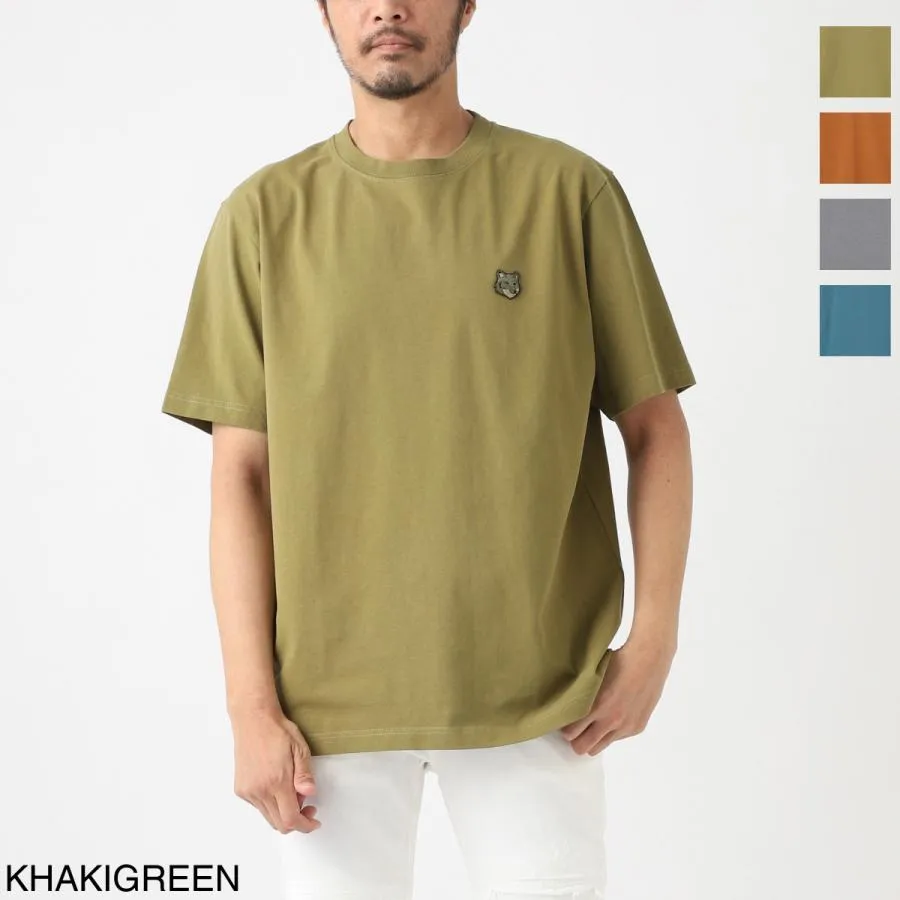 メゾンキツネ Tシャツ MAISON KITSUNE BOLD FOX HEAD PATCH COMFORT メンズ