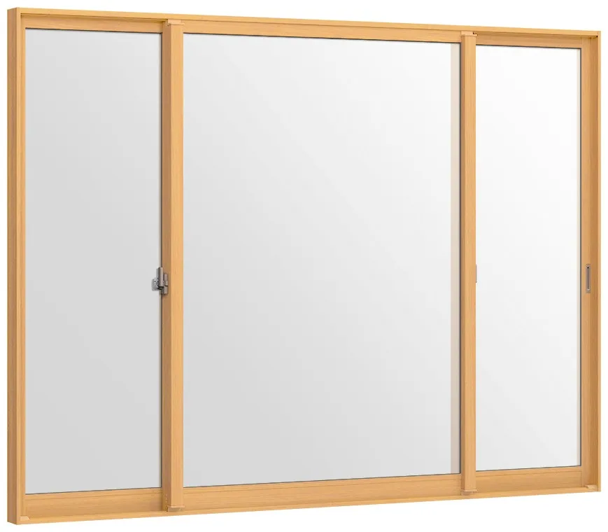 インプラス 引違い窓 3枚建 / LowE複層クリア(透明・型) W：3,001～3,500mm × H：1,901～2,450mm 内窓 二重窓 LIXIL リクシル TOSTEM トステム