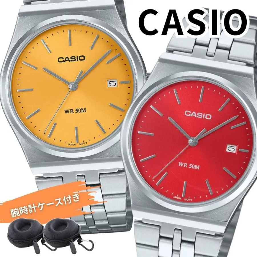 カシオ ペアウォッチ 腕時計 収納ケース付き メンズ レディース お揃い MTP-B145D-9A MTP-B145D-4A2  爆買 成人 卒業 入学
