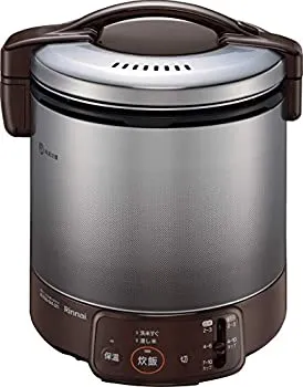 【中古】リンナイ ガス炊飯器 「こがまる」 1升 RR-100VQ(DB) ブラウン 都市ガス用 RR-100VQ(DB)/13A