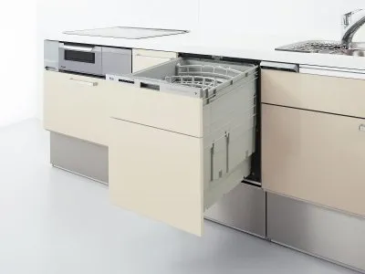 食器洗い乾燥機 リンナイ製（Panasonic）JUGRKWD401GPM 深型 間口45cm 上面操作タイプ 【扉材別売】