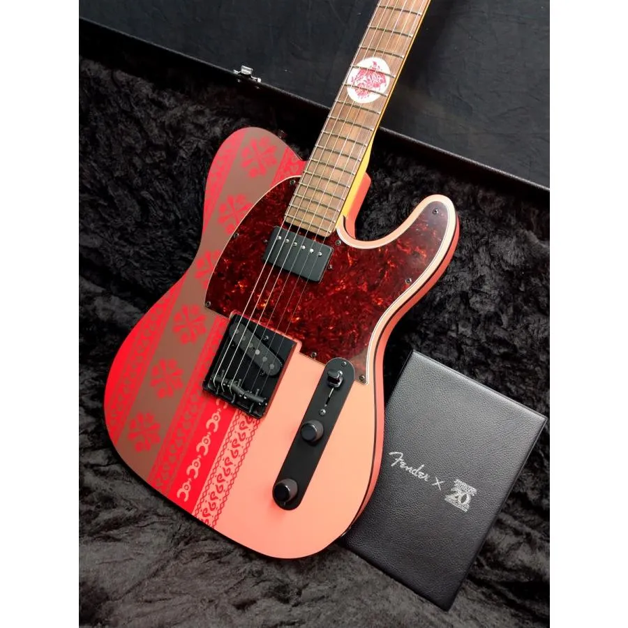 Fender Monster Hunter Rathalos Telecaster Rosewood Fingerboard, Rathalos Red モンスターハンター
