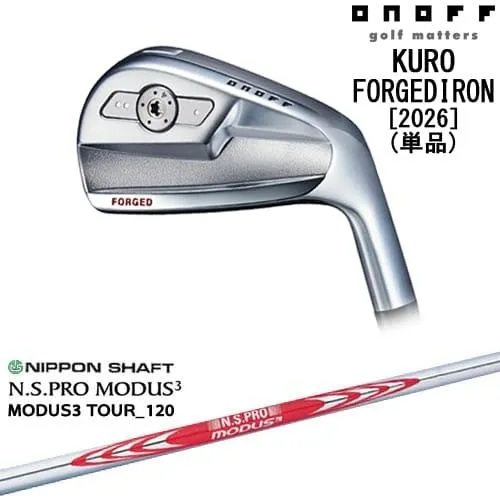 ONOFF KURO(クロ) フォージドアイアン単品(4I/5I) 2026年モデル[IR]オノフONOFF N.S.PRO MODUS3 日本シャフト
