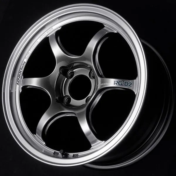 アドバンレーシング RG-D2 ８Ｊ-1７ ADVAN Racing Wheel RG-D2 １７インチ マシニング＆レーシングハイパーブラック