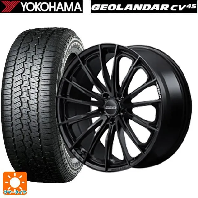 送料無料 サマータイヤホイールセット 225/55R19 99V ヨコハマ ジオランダー CV G058 正規品 レイズ ベルサス ヴォウジェ SE