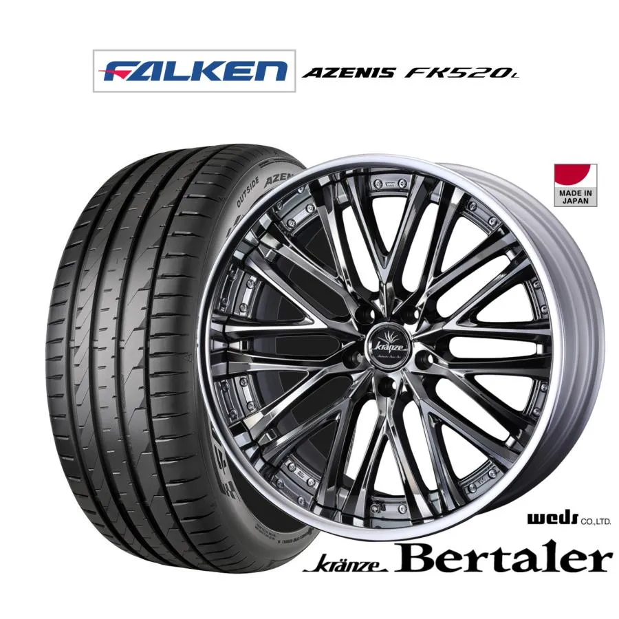 サマータイヤ ホイール4本セット ウェッズ クレンツェ ベルテーラー ファルケン AZENIS アゼニス FK520L 225/35R19