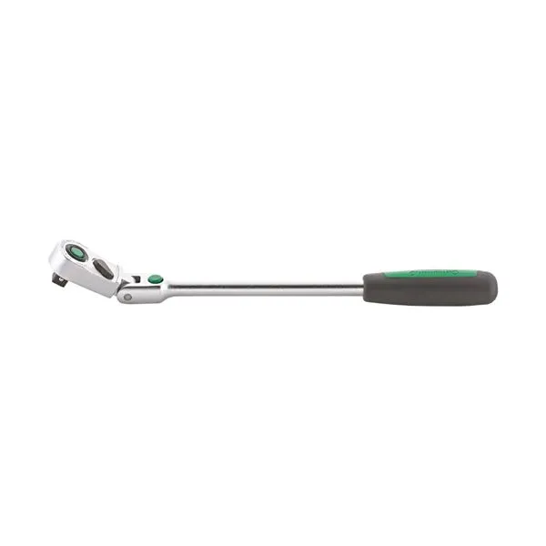 STAHLWILLE スタビレー 3／8SQ フレックスラチェットハンドル クイックリリースタイプ 80ギア 全長300mm 452QR