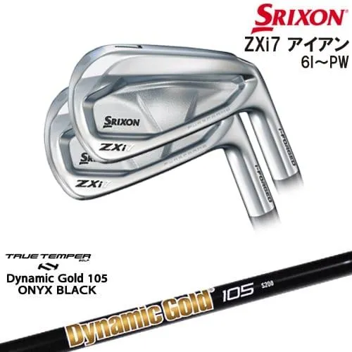 SRIXON ZXi7 IRON アイアン5本set(6P-PW)[6P]スリクソンSRIXON DynamicGold105 ONYX BLACK オニキスTRUE TEMPER