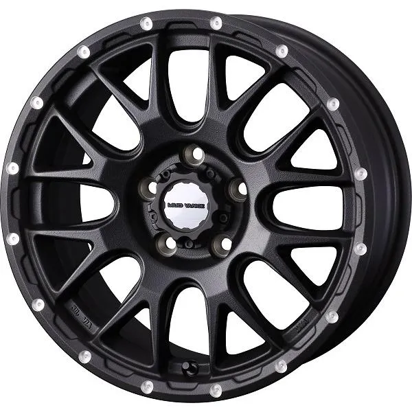 WEDS ADVENTURE ホイール MUD VANCE 08 FLINT BLACK 15インチ×6.0J ＋0 5H139.7 入数：1台分(4本) 41124