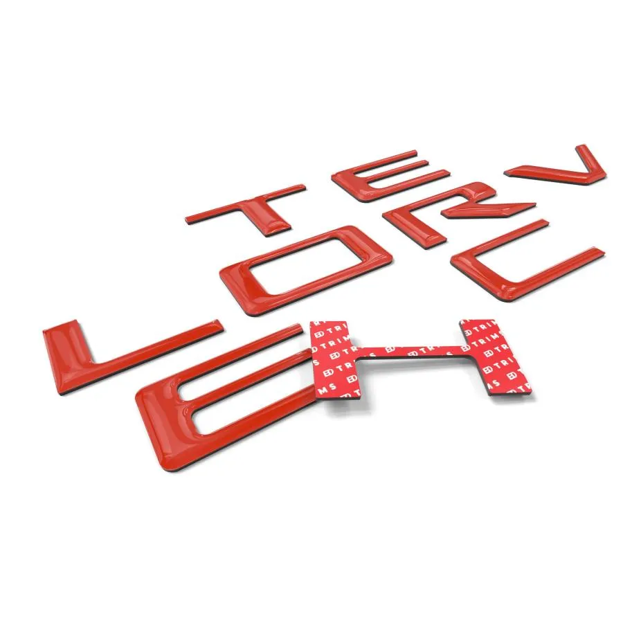 【並行輸入品】BDTrims Tailgate 3D Domed Raised Letters Intended for 2019 2024