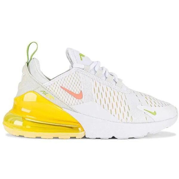 Nike ナイキ レディース スニーカー Nike Air Max 270 White Yellow Strike (Women's) 【サイズ US_9(26.0cm) 】